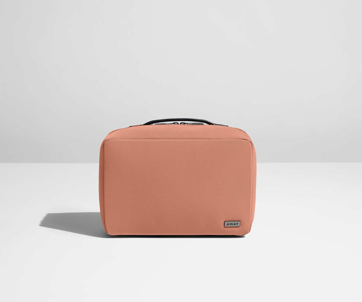 away-the-small-toiletry-bag-in-clay-pink-compact-travel-organizer image 1