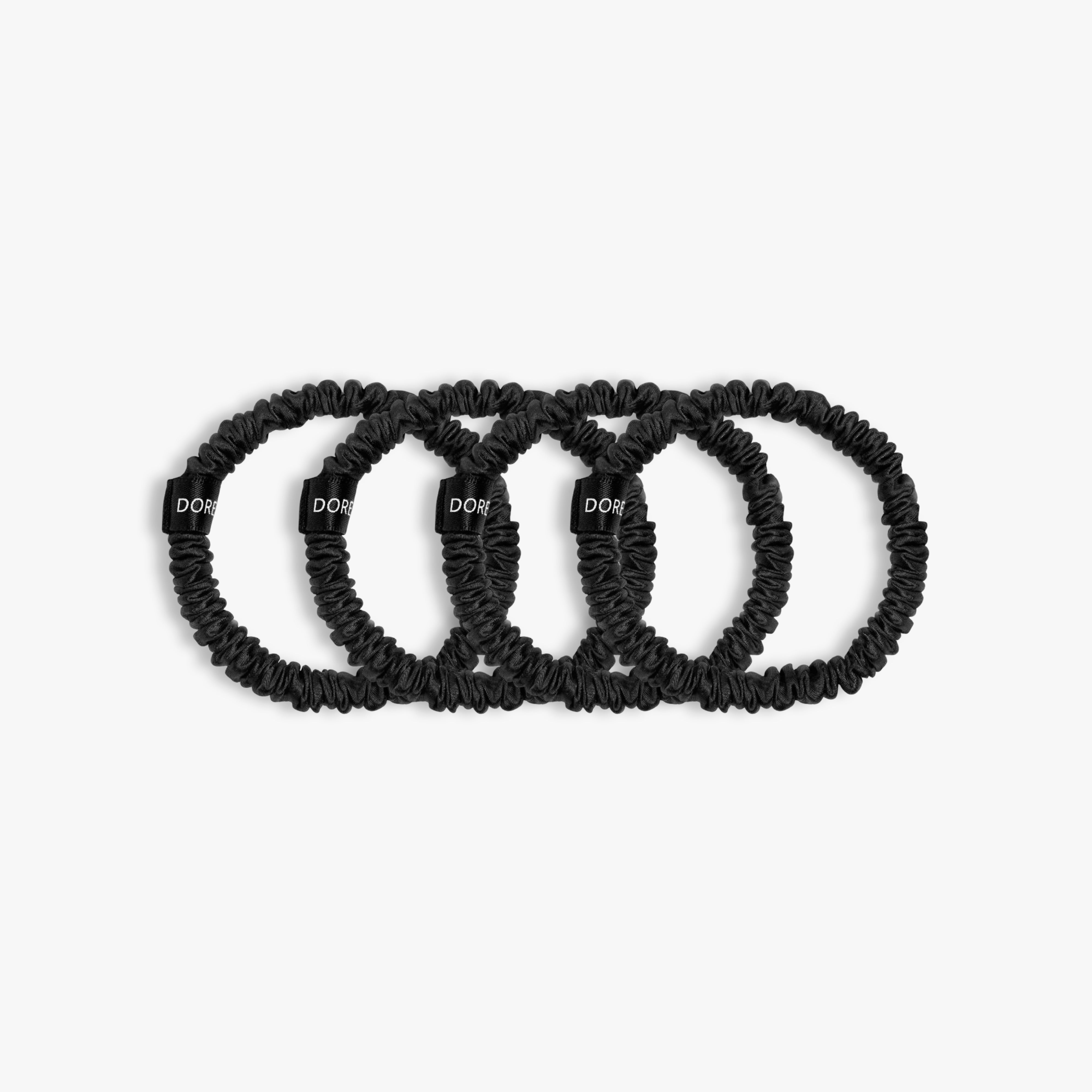 dore-rose-silk-scrunchies image 2