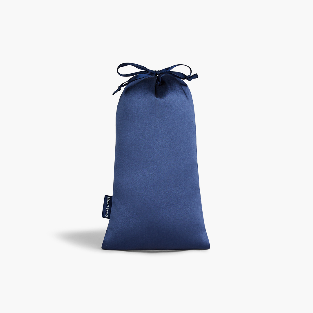 dore-rose-luxury-silk-travel-pouch-for-sleep-essentials image 1