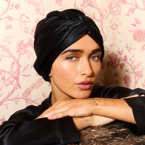 dore-rose-silk-hair-care-bundle-deep-sleep-mask-bonnet-scrunchie-headband image 5