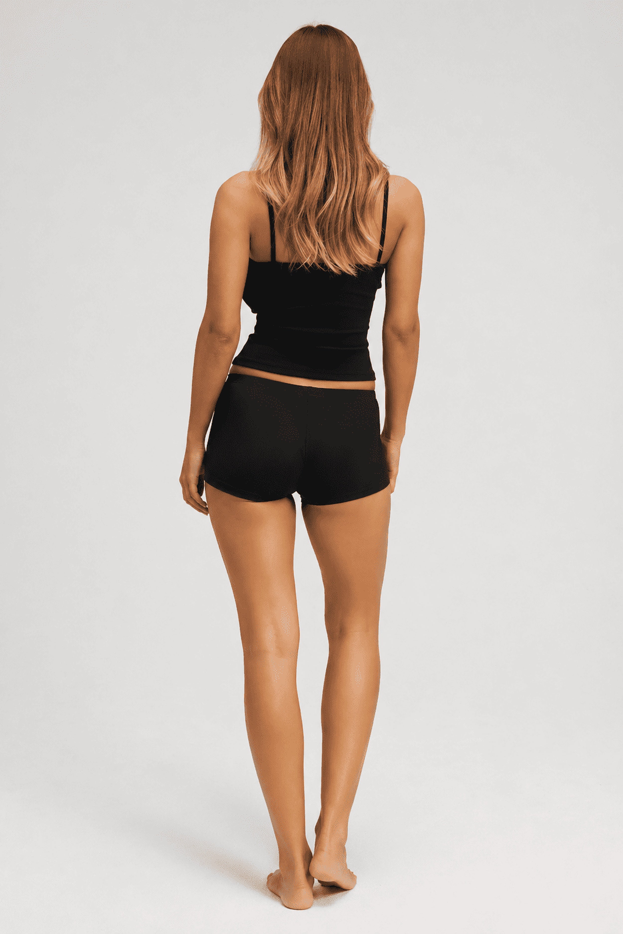 dore-rose-short-cami-set-soft-cotton-sleepwear-n-12-noir-velout image 3
