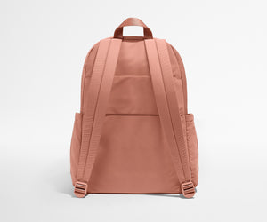 away-large-featherlight-backpack-in-clay-pink-travel-ready-laptop-backpack image 6