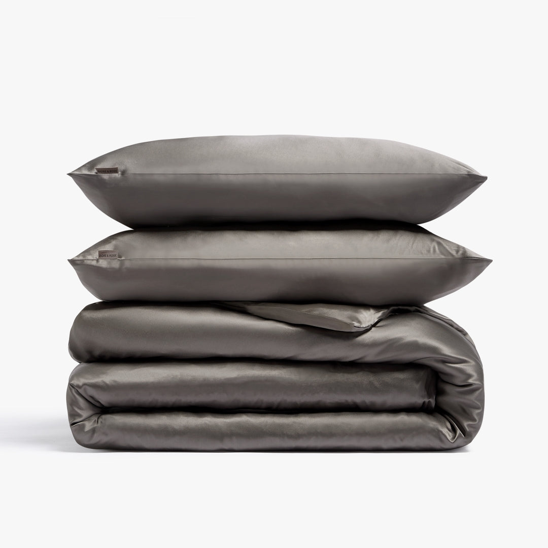 dore-rose-premium-silk-duvet-cover-set-23-momme-mulberry-silk-multiple-sizes image 1