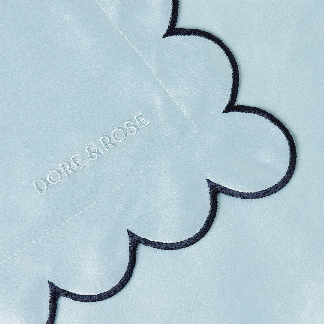 dore-rose-scalloped-silk-pillowcase image 5