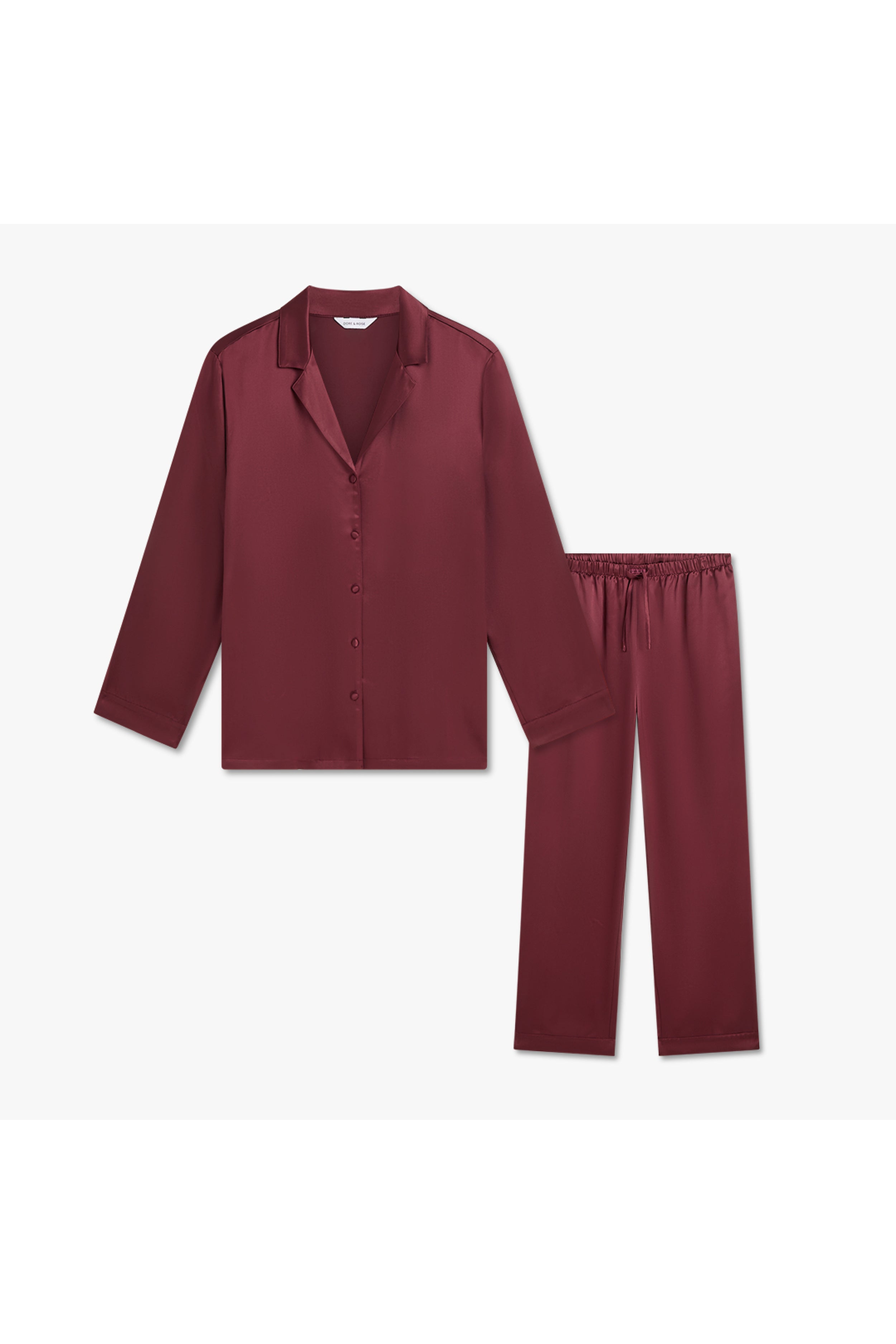 dore-rose-long-premium-silk-pj-set image 5