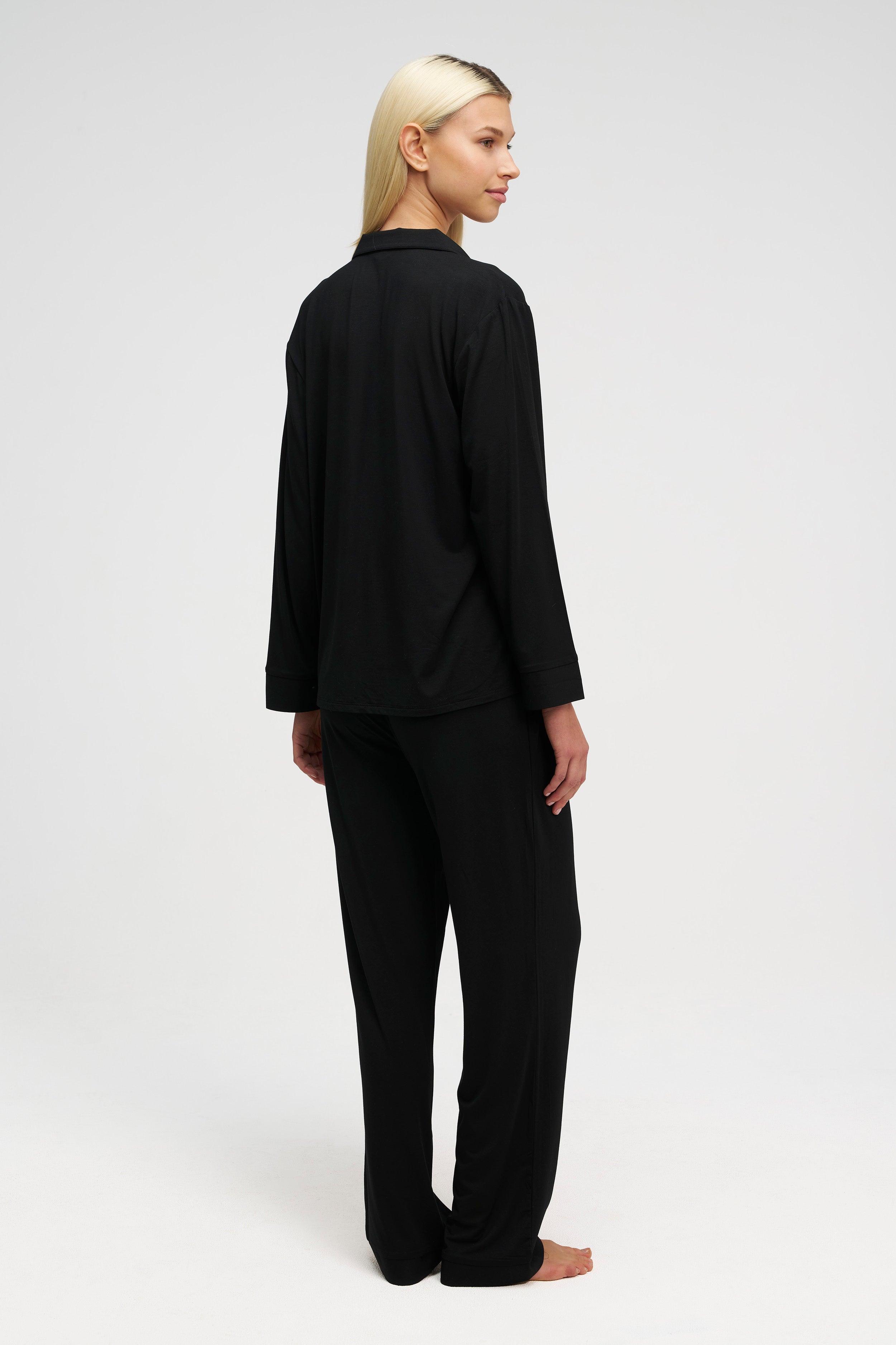 dore-rose-long-tencel-pj-set-new-softer-fabric-lightweight-breathable image 3