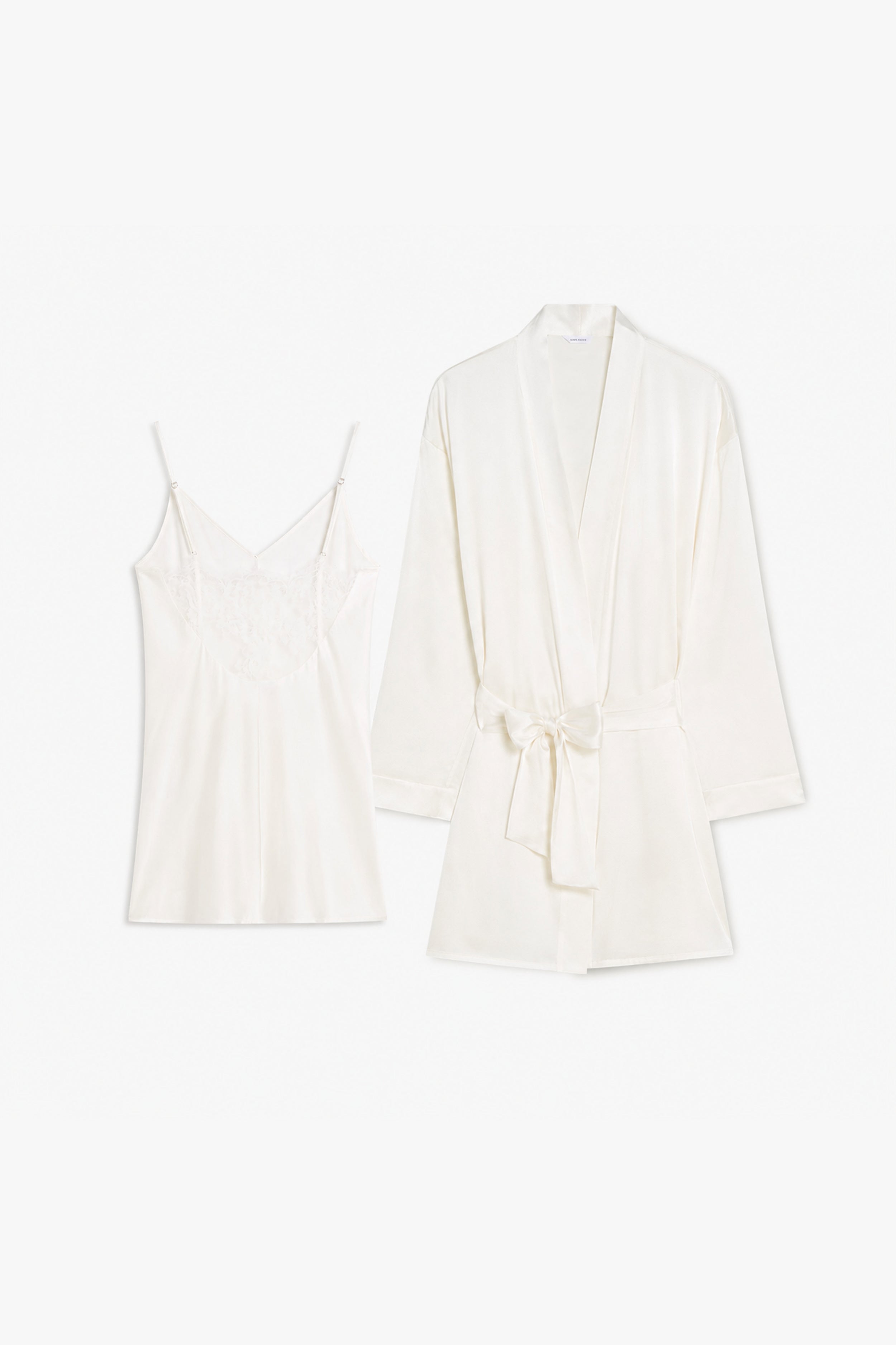 dore-rose-bridal-ritual-bundle-silk-slip-dress-kimono-set-23-momme-mulberry-silk image 1