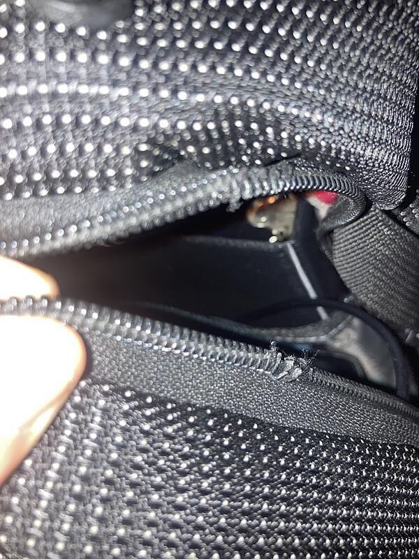 Strap broke
