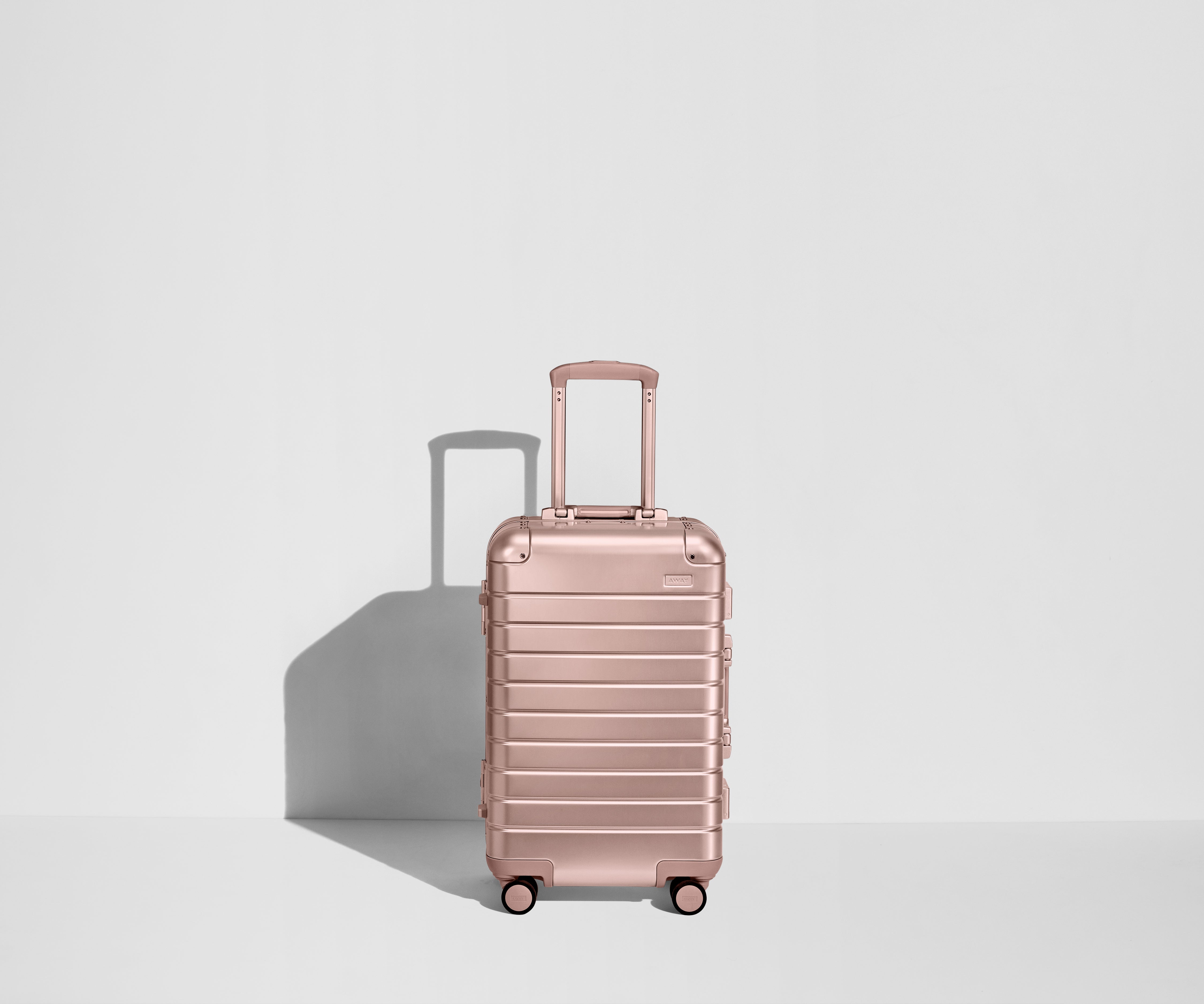 away-the-bigger-carry-on-aluminum-edition-rose-gold-with-usb-charger image 2