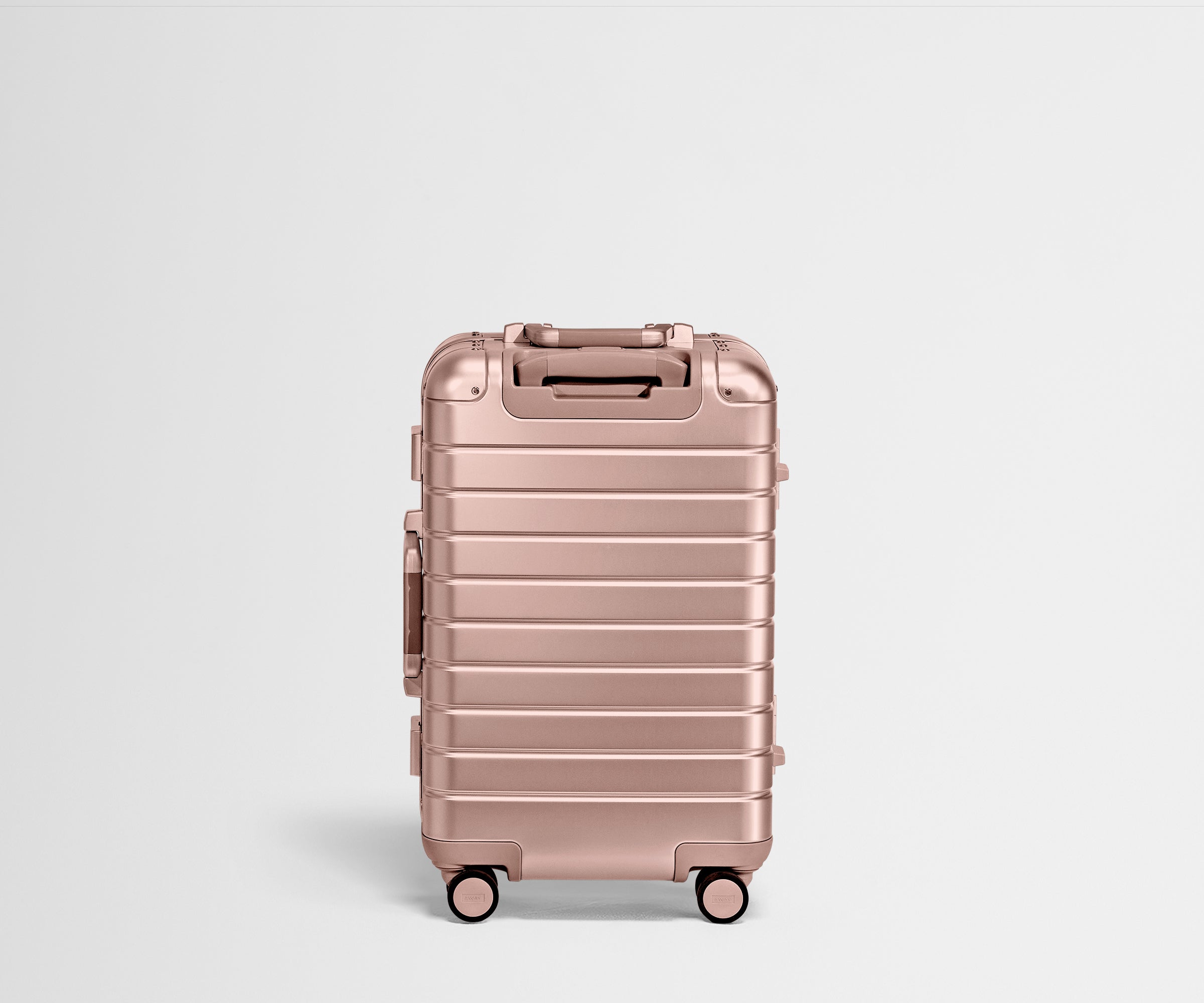 away-the-bigger-carry-on-aluminum-edition-rose-gold-360-spinner-suitcase image 7
