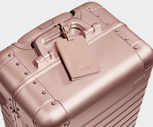 away-the-medium-aluminum-edition-in-rose-gold-premium-checked-luggage image 5