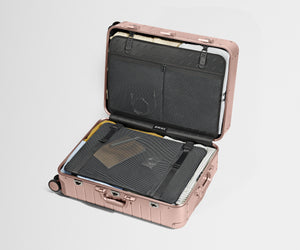 away-the-medium-aluminum-edition-in-rose-gold-premium-checked-luggage image 3
