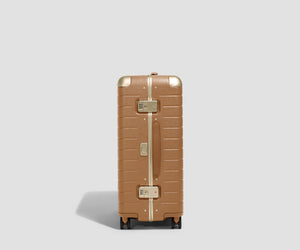 away-the-aluminum-edge-medium-in-cognac-brown-hybrid-checked-luggage image 3