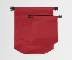 away-dry-bag-duo-in-cherry-red-two-piece-water-resistant-bag-set-for-beach-trave image 7