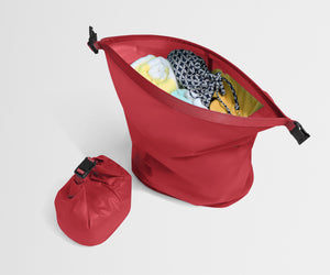 away-dry-bag-duo-in-cherry-red-two-piece-water-resistant-bag-set-for-beach-trave image 5
