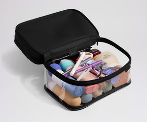 away-clear-cosmetic-case-in-jet-black image 6