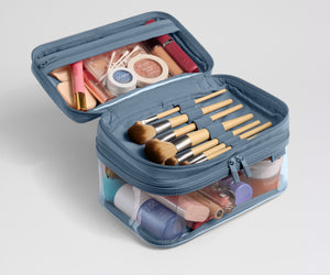 away-clear-cosmetic-case-in-coast-blue image 7