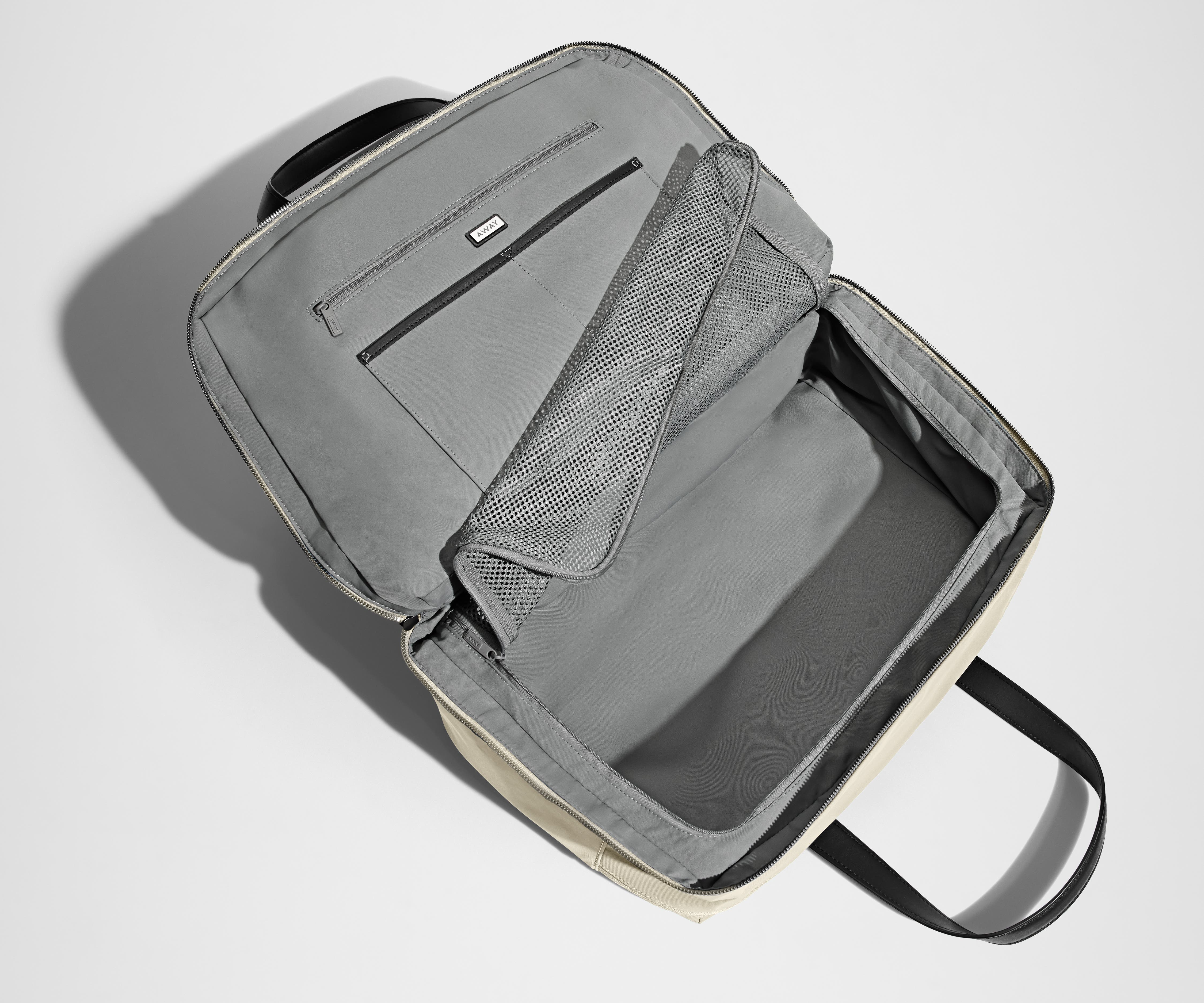 away-the-overnight-bag-in-salt-white-lightweight-duffel-for-quick-getaways image 6