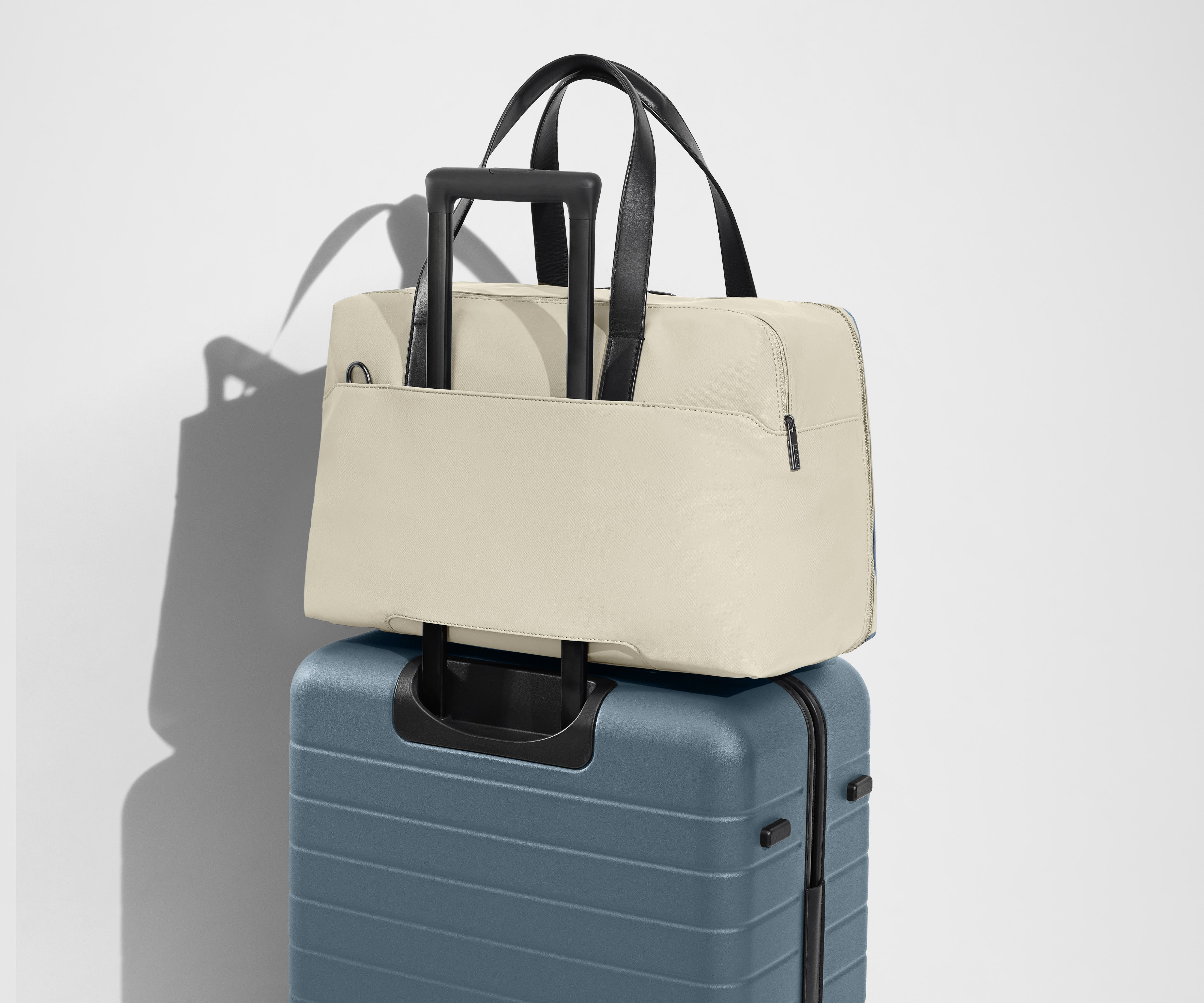 away-the-overnight-bag-in-salt-white-lightweight-duffel-for-quick-getaways image 8