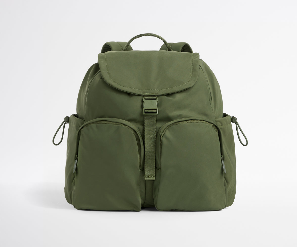 away-featherlight-cargo-backpack-olive-green image 1