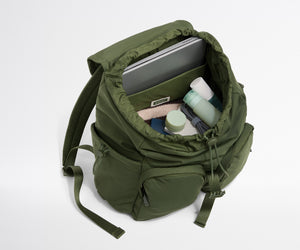 away-featherlight-cargo-backpack-olive-green image 4