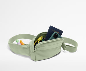away-featherlight-sling-bag-in-sage-green image 8