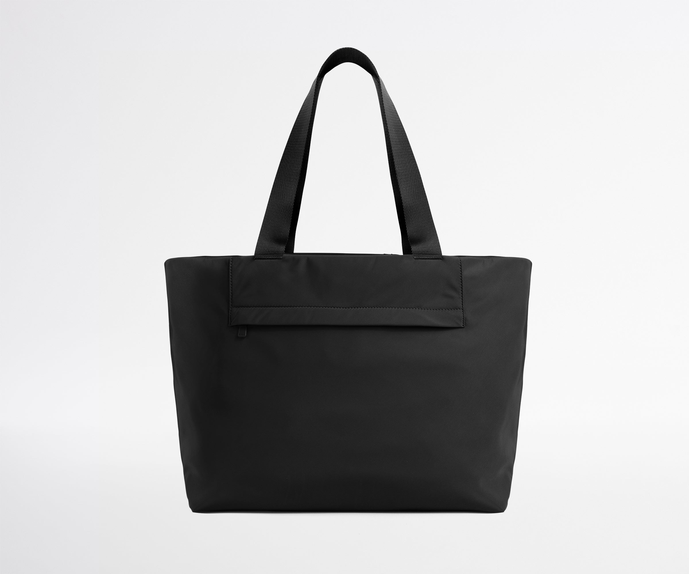 away-featherlight-tote-in-jet-black-ultra-light-personal-item-tote-with-16-lapto image 2