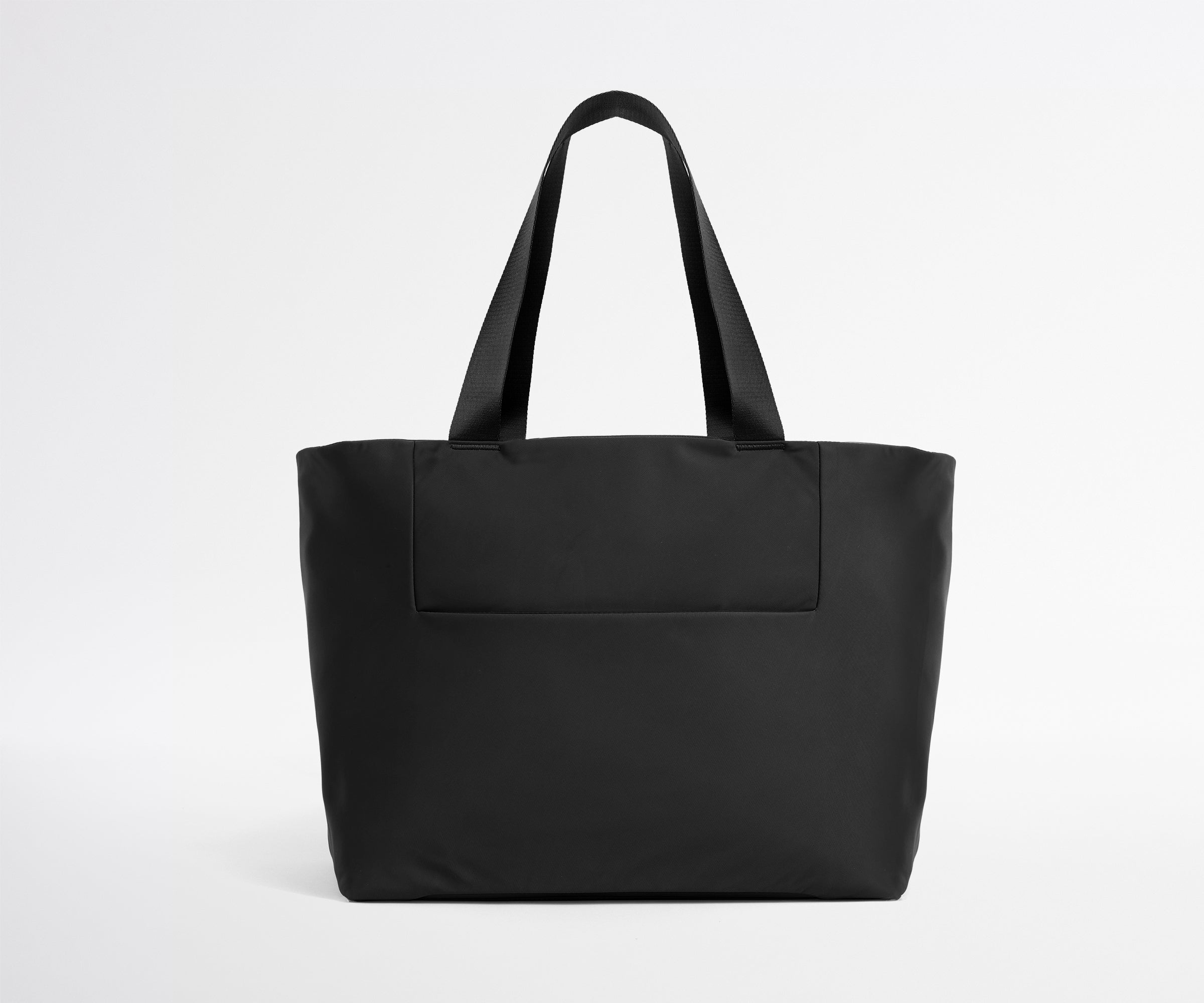 away-featherlight-tote-in-jet-black-ultra-light-personal-item-tote-with-16-lapto image 8