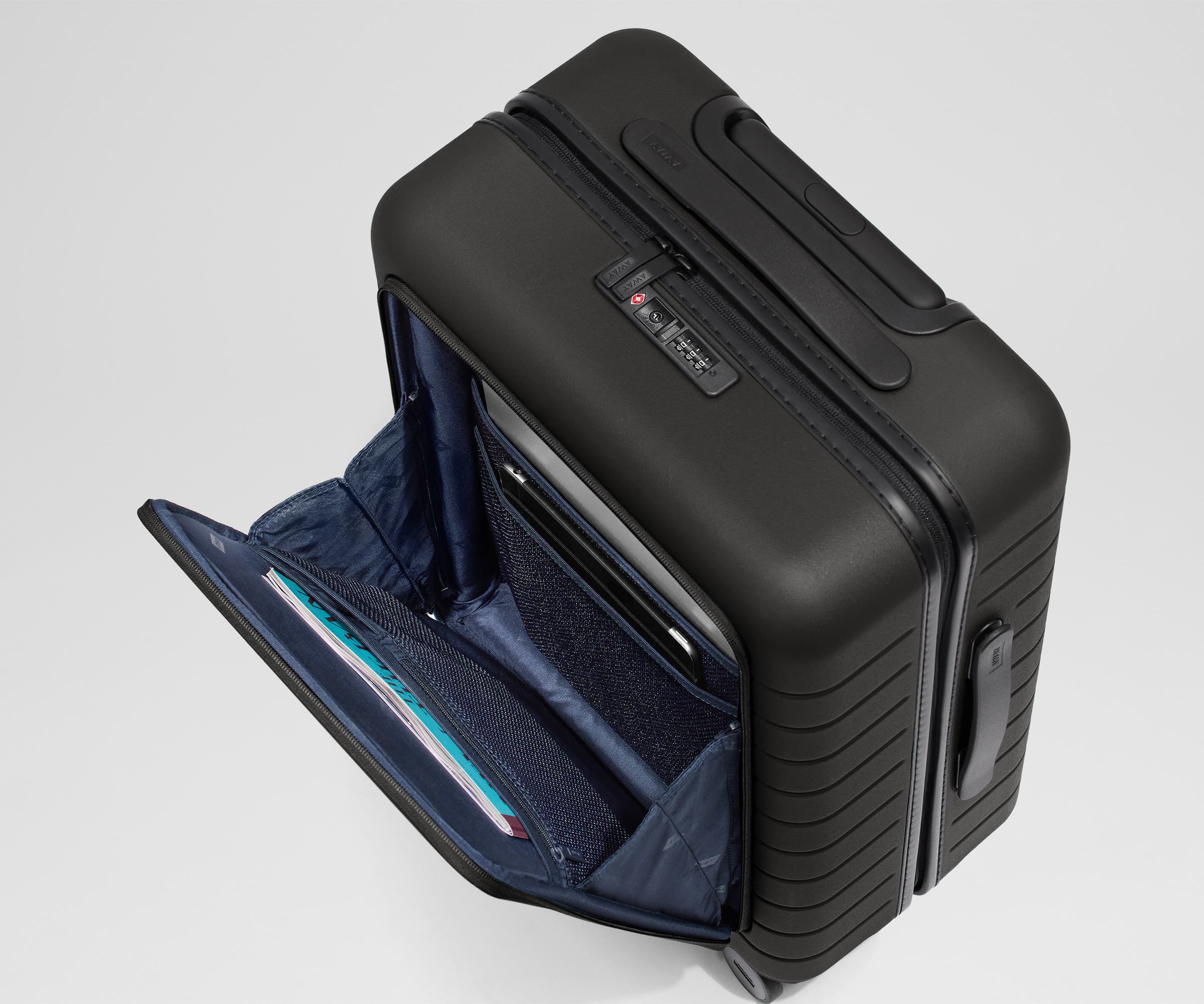 away-the-executive-carry-on-in-jet-black-business-travel-luggage-with-14-laptop- image 8