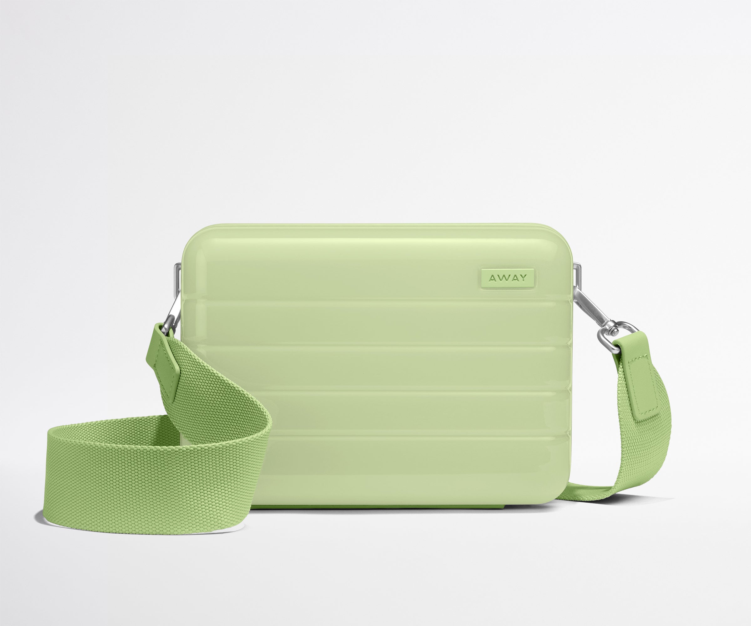 away-the-mini-crossbody-in-coast-blue-durable-polycarbonate-hardshell image 4