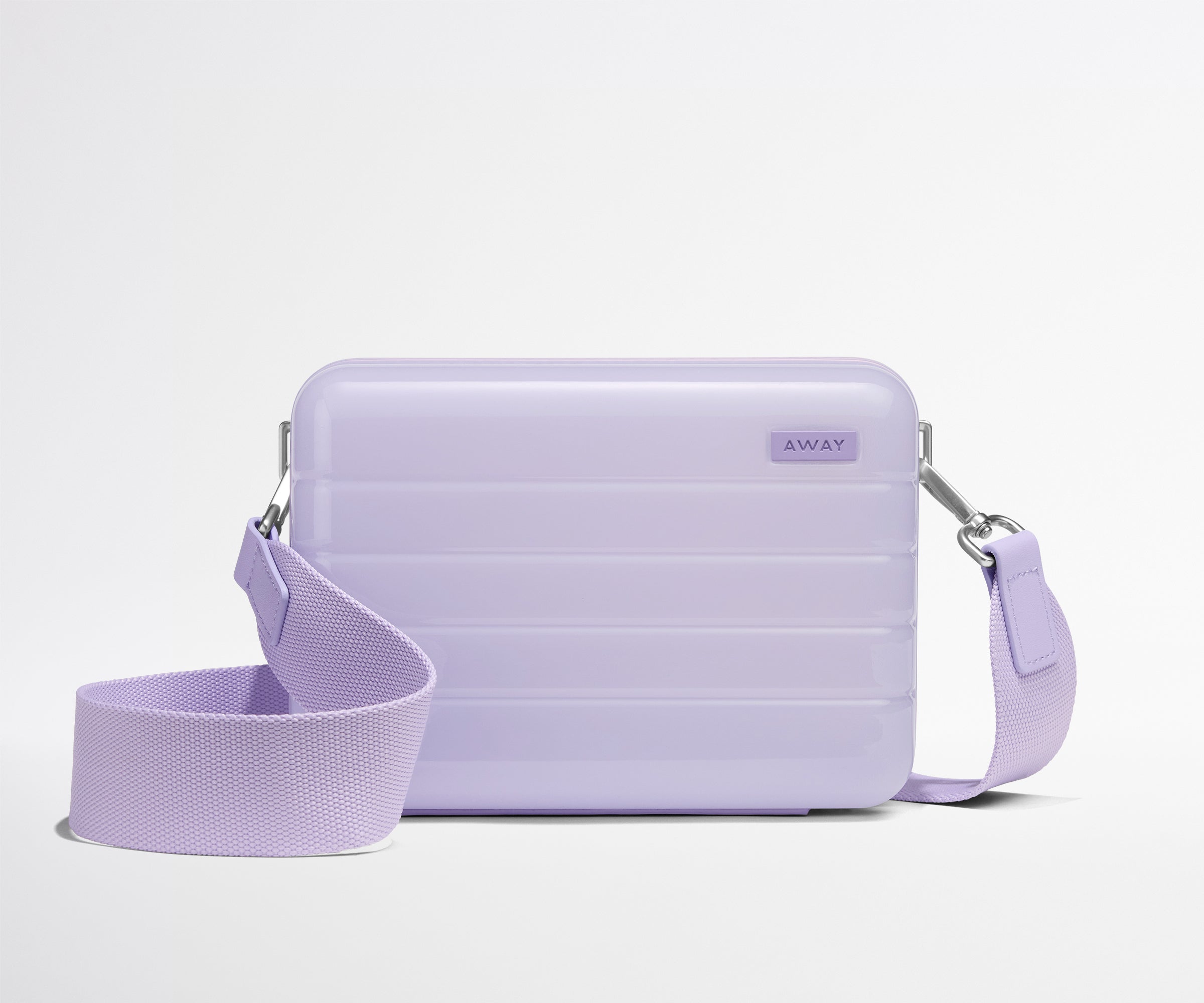 away-the-mini-crossbody-in-coast-blue-durable-polycarbonate-hardshell image 3