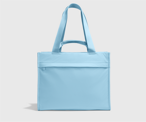 away-featherlight-daily-tote-in-misty-purple-water-repellent-travel-tote-with-la image 2