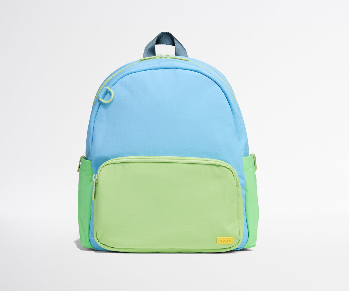 away-kids-backpack-in-dragonfly-blue-color-blocked image 1