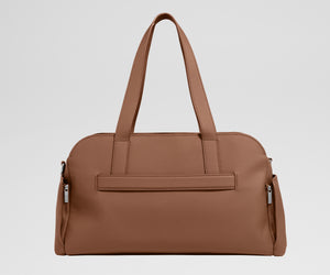 away-leather-duffle-in-saddle-brown-genuine-pebbled-leather-carry-on-compatible image 5