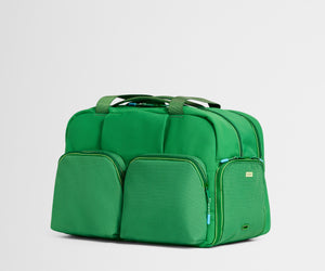 away-gym-bag-in-clubhouse-green-performance-duffle-with-shoe-garage image 2