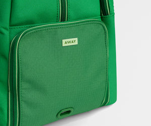 away-gym-bag-in-clubhouse-green-performance-duffle-with-shoe-garage image 7