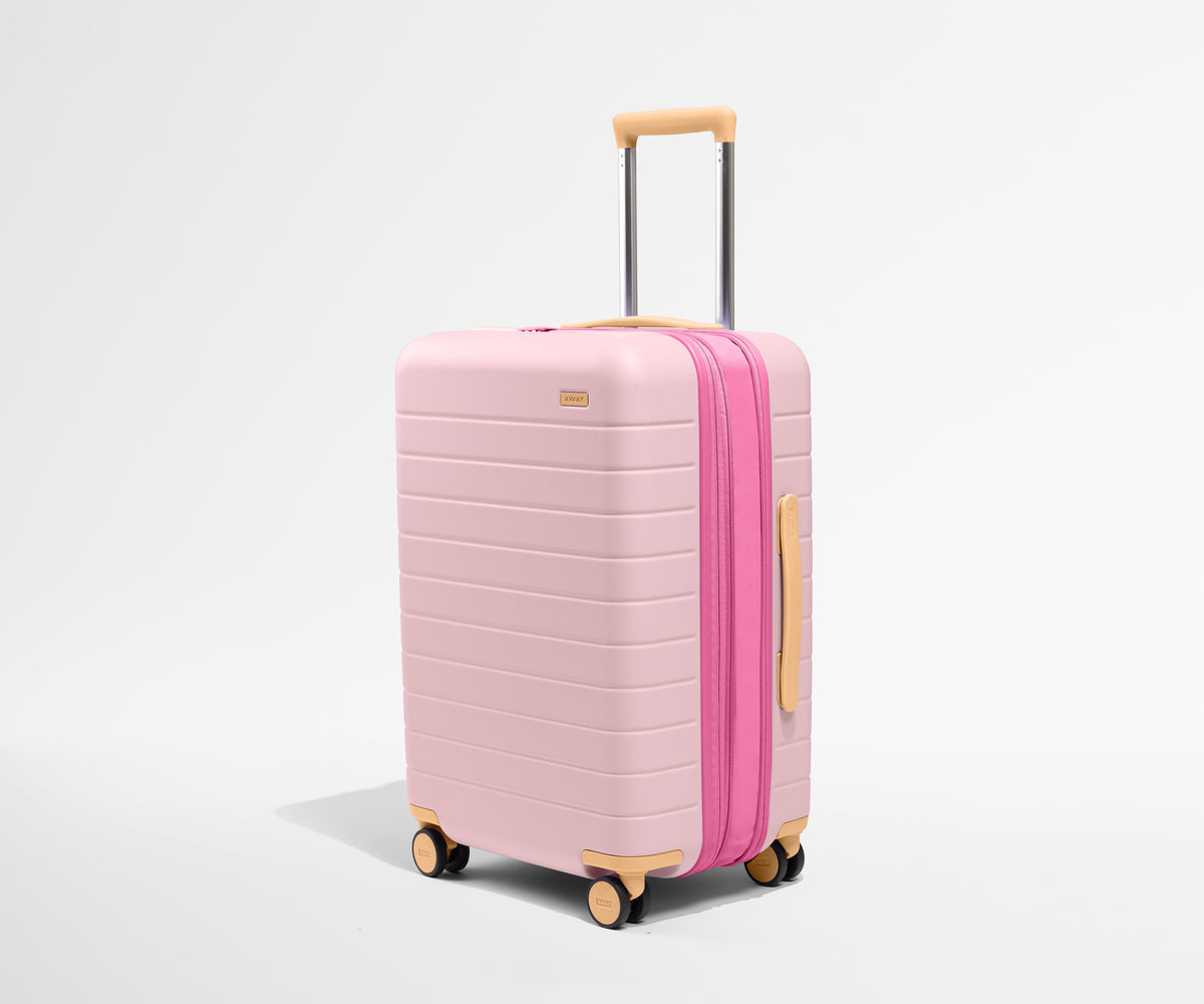 away-the-bigger-carry-on-flex-in-pink-sand-expandable-carry-on-luggage image 1