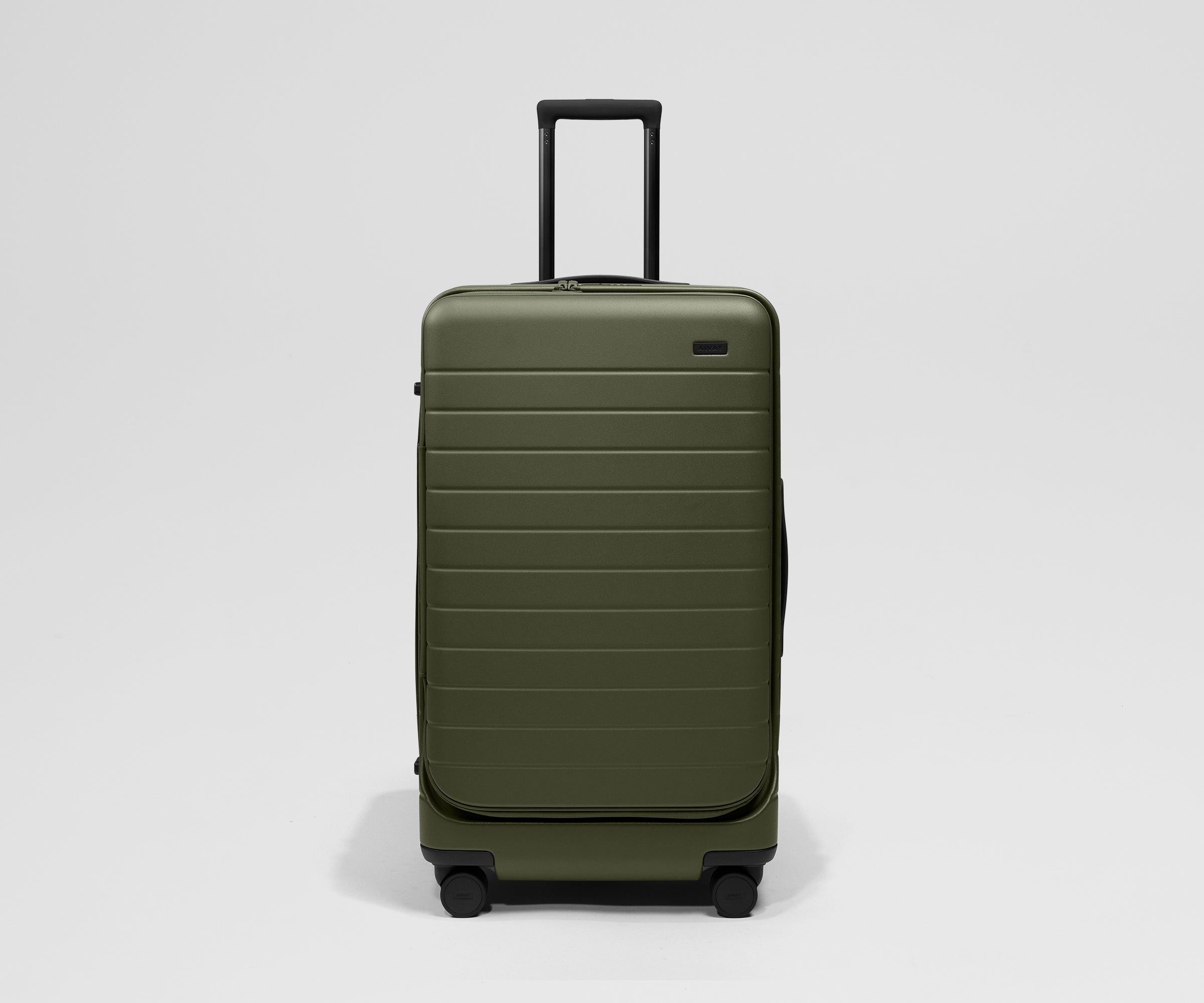 away-topside-medium-trunk-in-olive-green-large-capacity-wheel-brake-system image 3