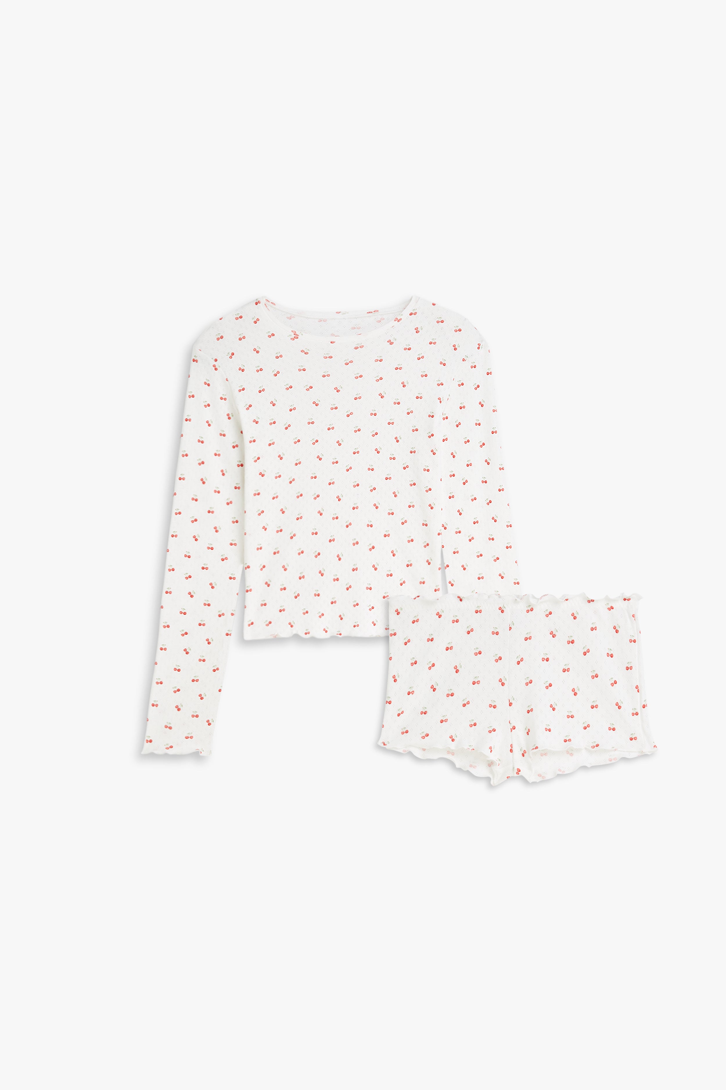 dore-rose-pointelle-jersey-sleep-set-100-cotton-lightweight-pajama-set image 5