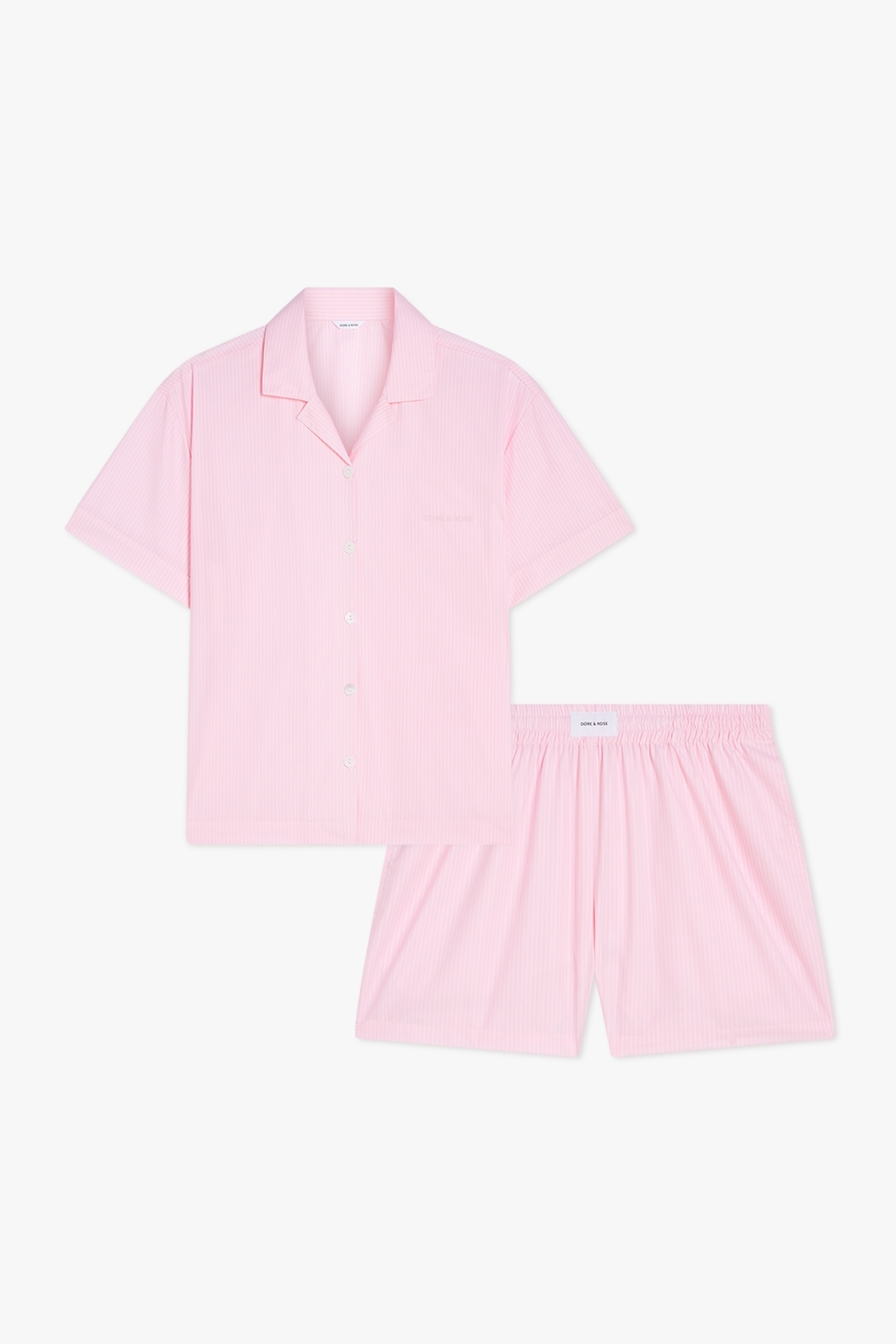 dore-rose-short-premium-striped-pj-set image 6