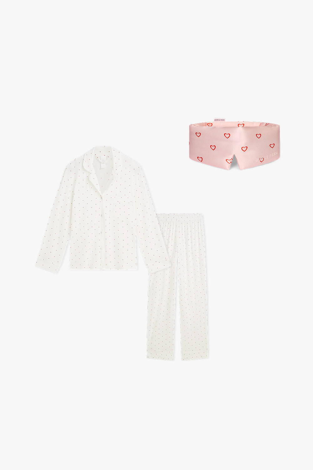 dore-rose-sweetheart-tencel-pj-bundle-breathable-sleep-set-for-hot-sleepers image 1