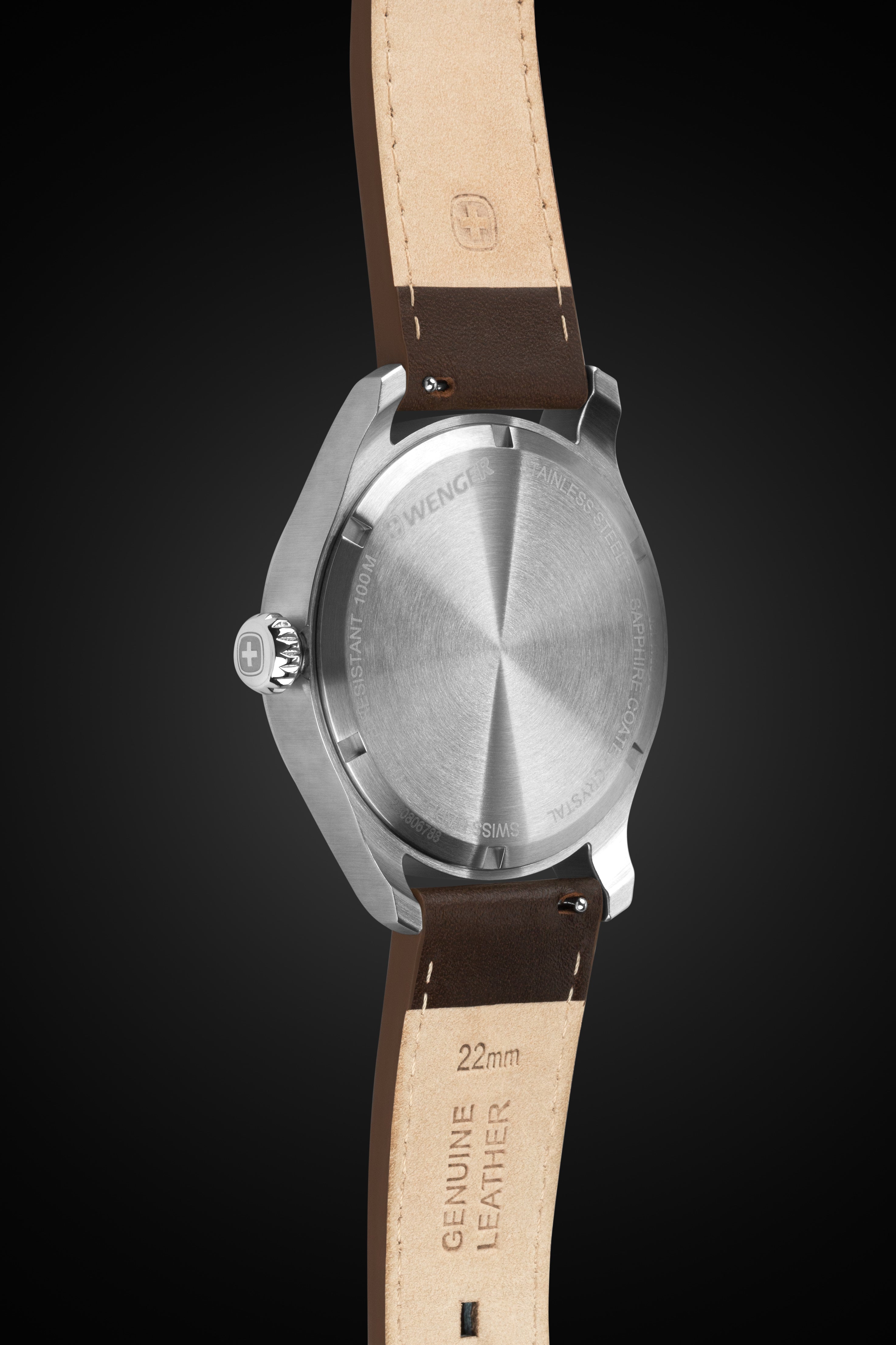 swissgear-wenger-terragraph-swiss-watch-stainless-steel-white-dial-dark-brown-le image 6