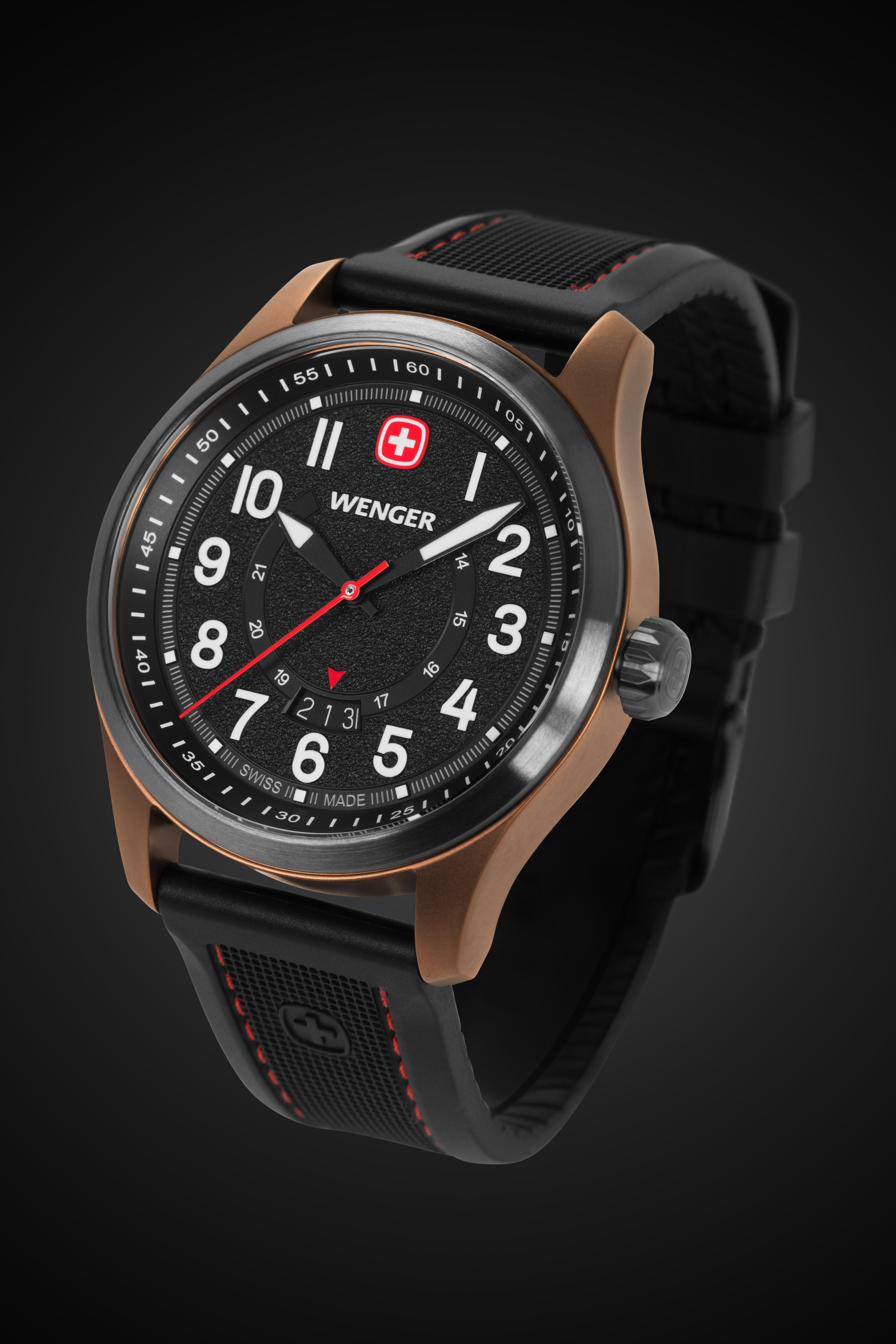 wenger-terragraph-swiss-watch-bronze-black-ice-with-black-dial-and-black-silicon image 2