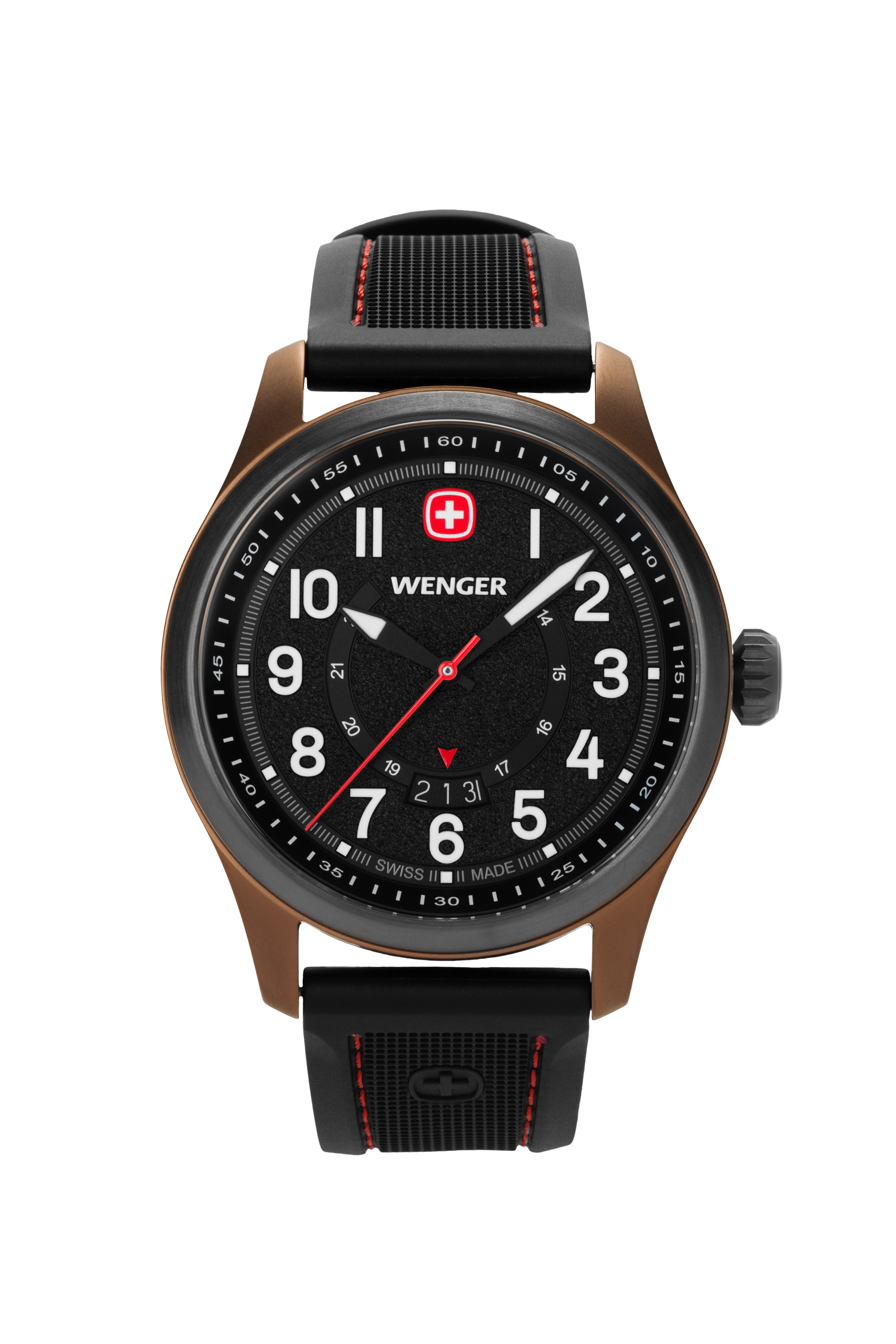 wenger-terragraph-swiss-watch-bronze-black-ice-with-black-dial-and-black-silicon image 4