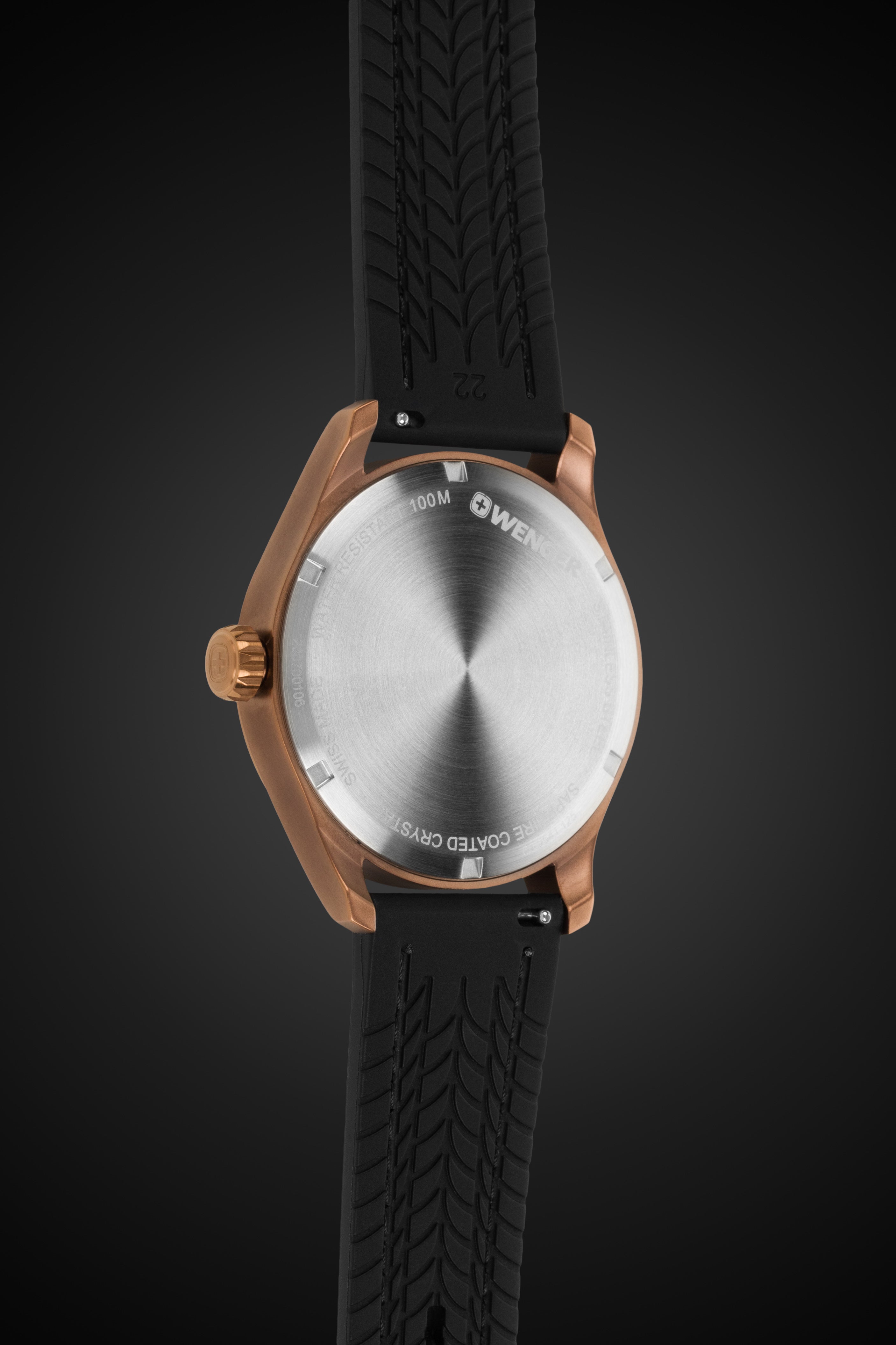 wenger-terragraph-swiss-watch-bronze-black-dial-black-silicone-strap image 6